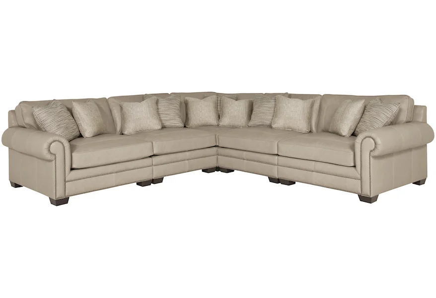 Grandview 5 Piece Traditional Sectional by Bernhardt at Baer's Furniture
