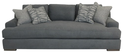 Contemporary Sofa with Bench Seat Cushion