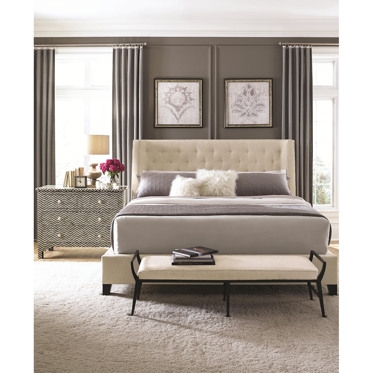 Bernhardt Bernhardt Interiors Maxime King Bed