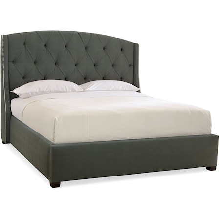 Queen-Sized Wing Bed