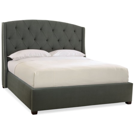 Queen-Sized Wing Bed