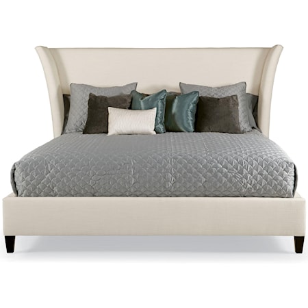 Queen Sienna Flare Upholstered Bed