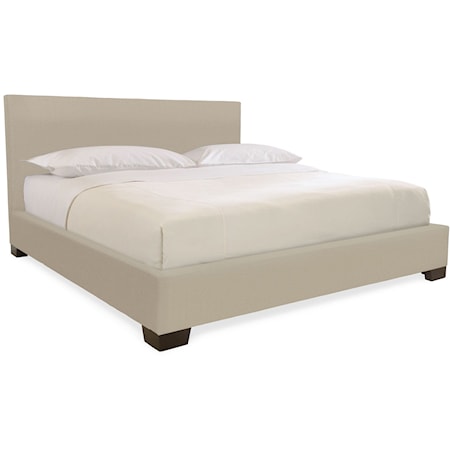 Queen Upholstered Panel Bed