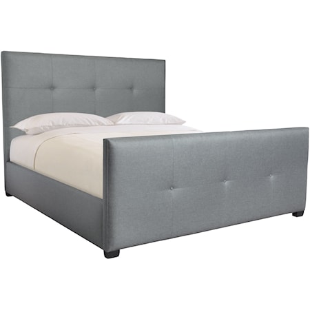 Queen Derrick Tufted Bed (High)