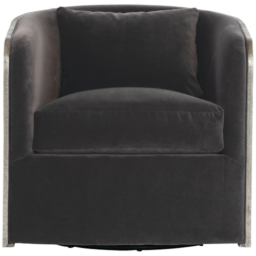 Contemporary Upholstered Swivel Chair