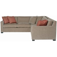 2 Piece Sectional with Track Arms