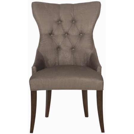 Deco Tufted Back Chair