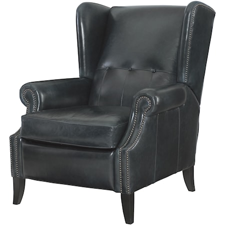Wing Chair Recliner with Tufts