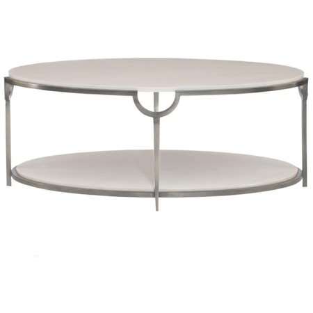 Oval Cocktail Table
