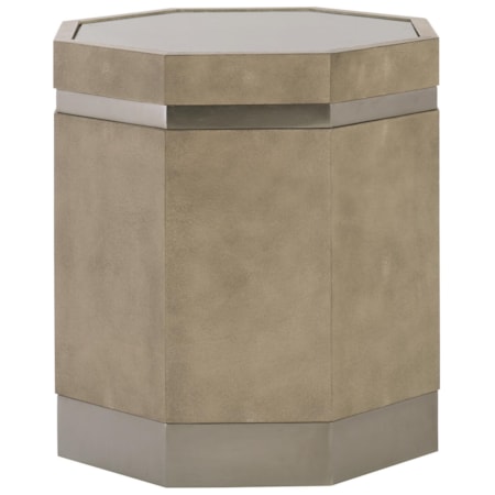 Octagonal End Table