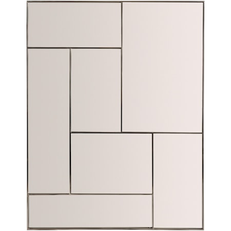 Rectangular Paneled Mirror