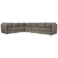 Leather L-Shape Sectional