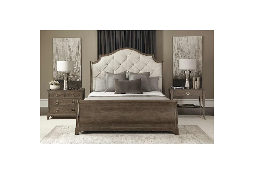 Rustic Patina California King Bedroom Group by Bernhardt at Lagniappe Home Store