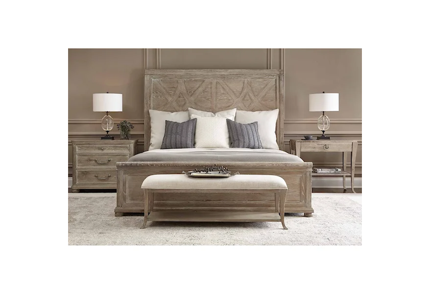 Rustic Patina Queen Bedroom Group by Bernhardt at Wayside Furniture & Mattress