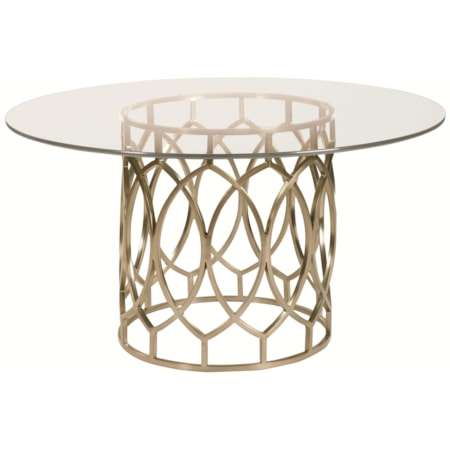 Dining Table with Glass Top