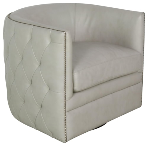 Swivel Leather Chair