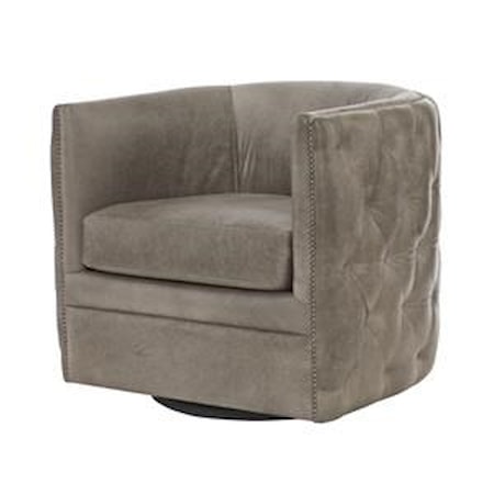 Palazzo Leather Swivel Chair