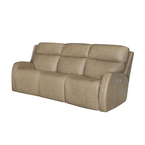 Leather Reclining Sofa