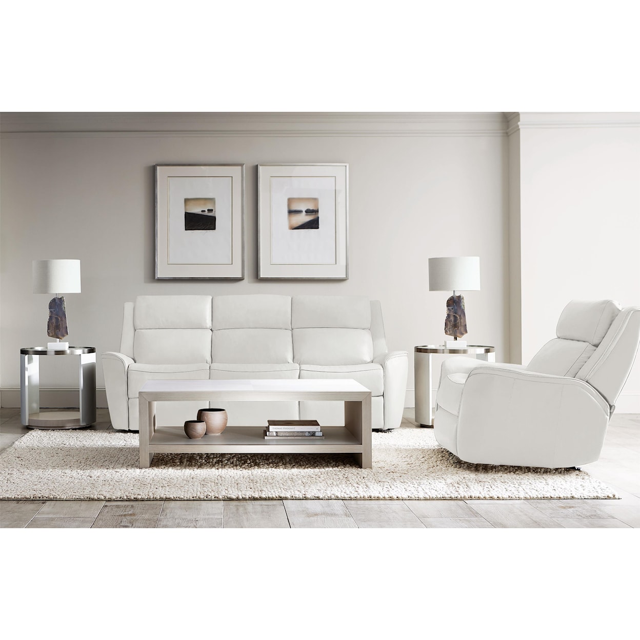 Bernhardt Wrigley Power Reclining Sofa