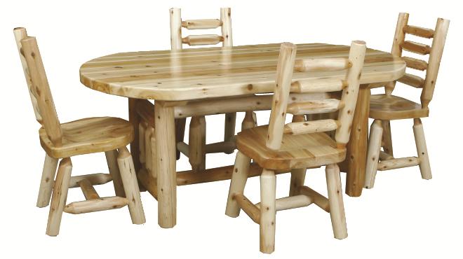 7' Oval Dining Table