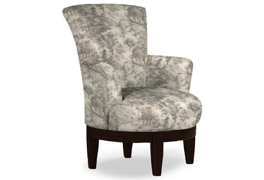 Justine Swivel Chair Swivel Chair by Bravo Furniture at Bennett's Furniture and Mattresses