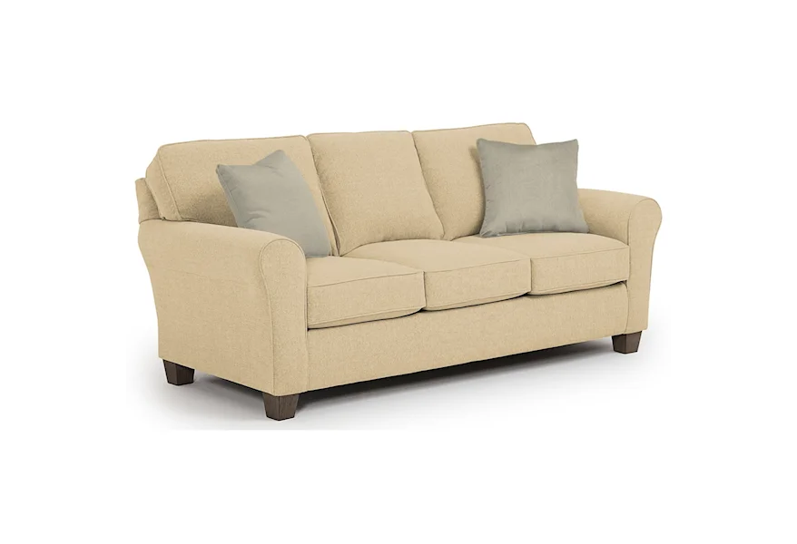 Annabel Custom 3 Over 3 Sofa by Best Home Furnishings at Pilgrim Furniture City