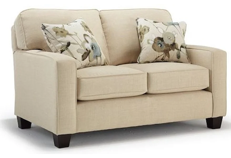 Annabel Customizable Loveseat by Best Home Furnishings at Jacksonville Furniture Mart