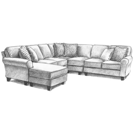 5 Pc Sectional Sofa