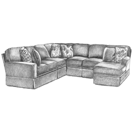 5 Pc Sectional Sofa