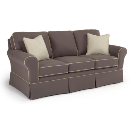 <b>Custom</b> 3 Over 3 Sofa