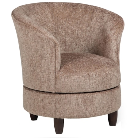 Swivel Barrel Chair