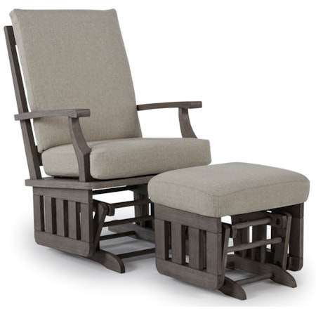 Glide Rocker and Ottoman