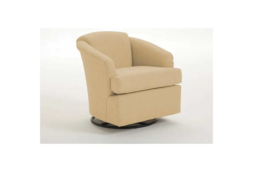 256 Cass Swivel Chair by Best Home Furnishings at Walker's Furniture
