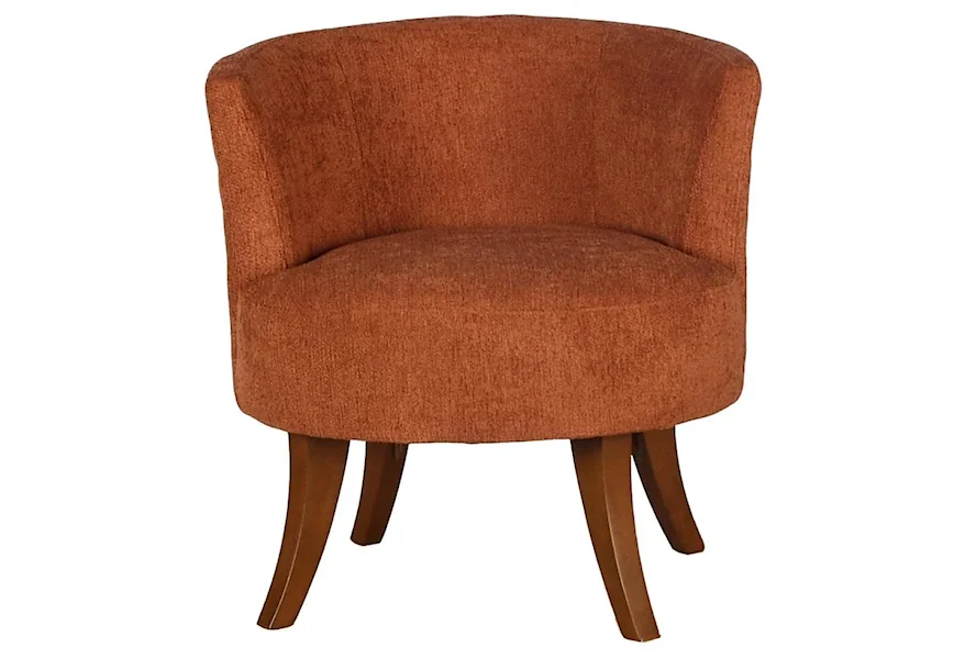 Best Xpress - Steffen Swivel Barrel Chair by Bravo Furniture at Bennett's Furniture and Mattresses
