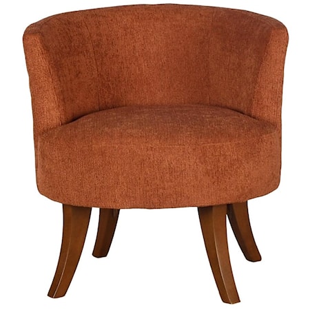 Swivel Barrel Chair