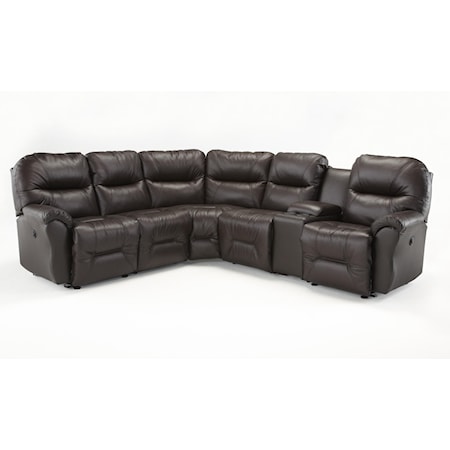 6 Pc Power Reclining Sectional Sofa