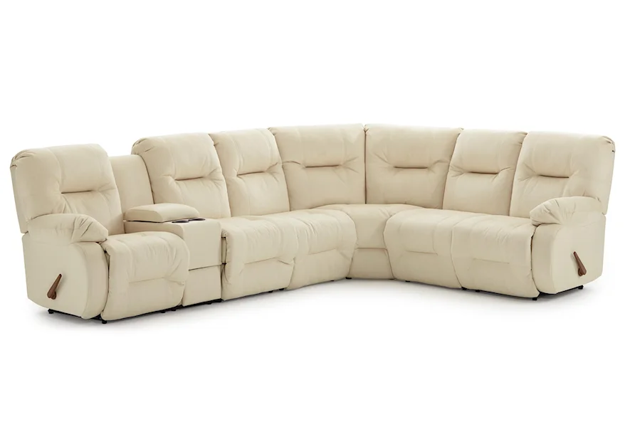 Brinley 2 Reclining Sectional Sofa by Best Home Furnishings at Best Home Furnishings