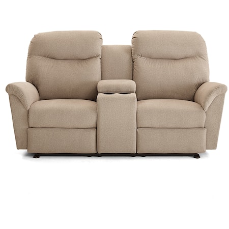 Reclining Power Space Saver Console Loveseat