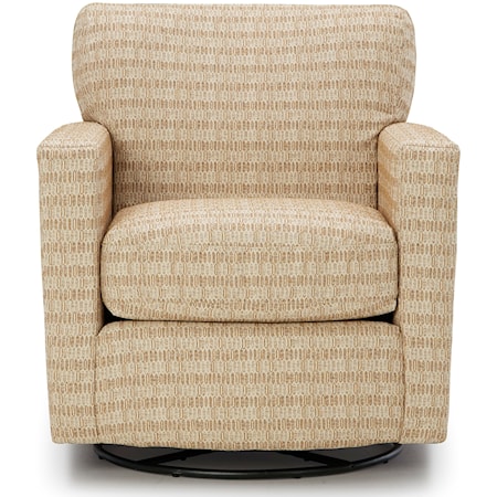 Swivel Barrel Chair