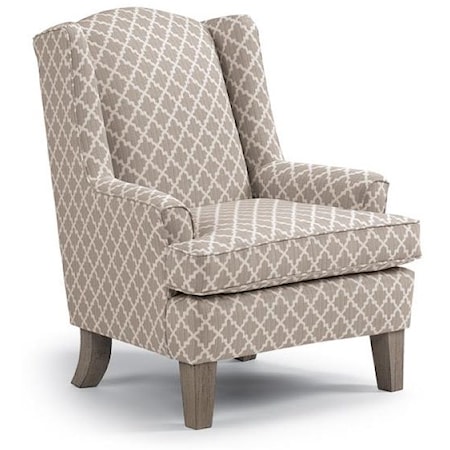 Andrea Riverloom Wing Back Chair