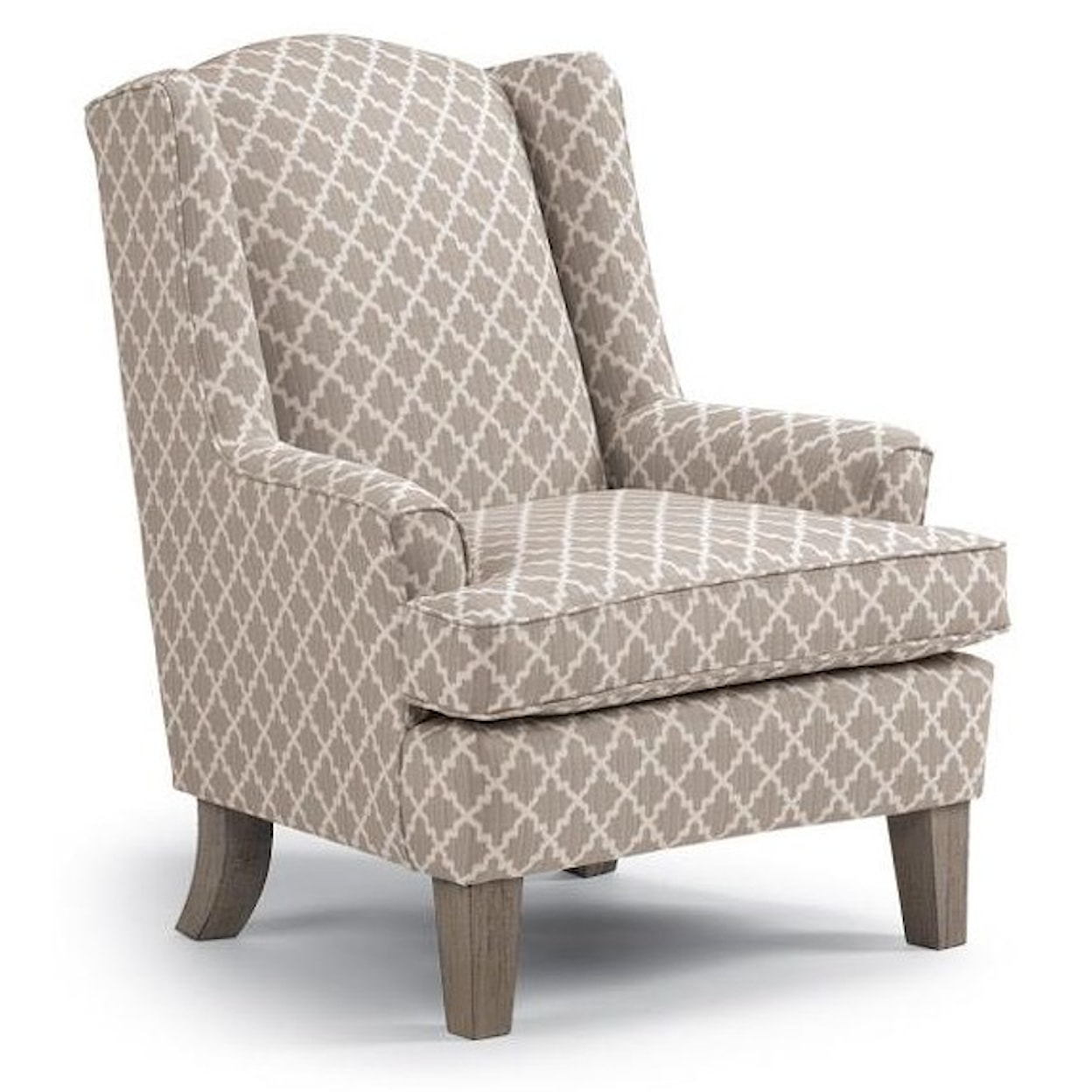Best Home Furnishings Club Chairs Andrea Riverloom Wing Back Chair