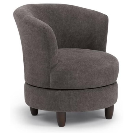 PALMONA Swivel Barrel Chair