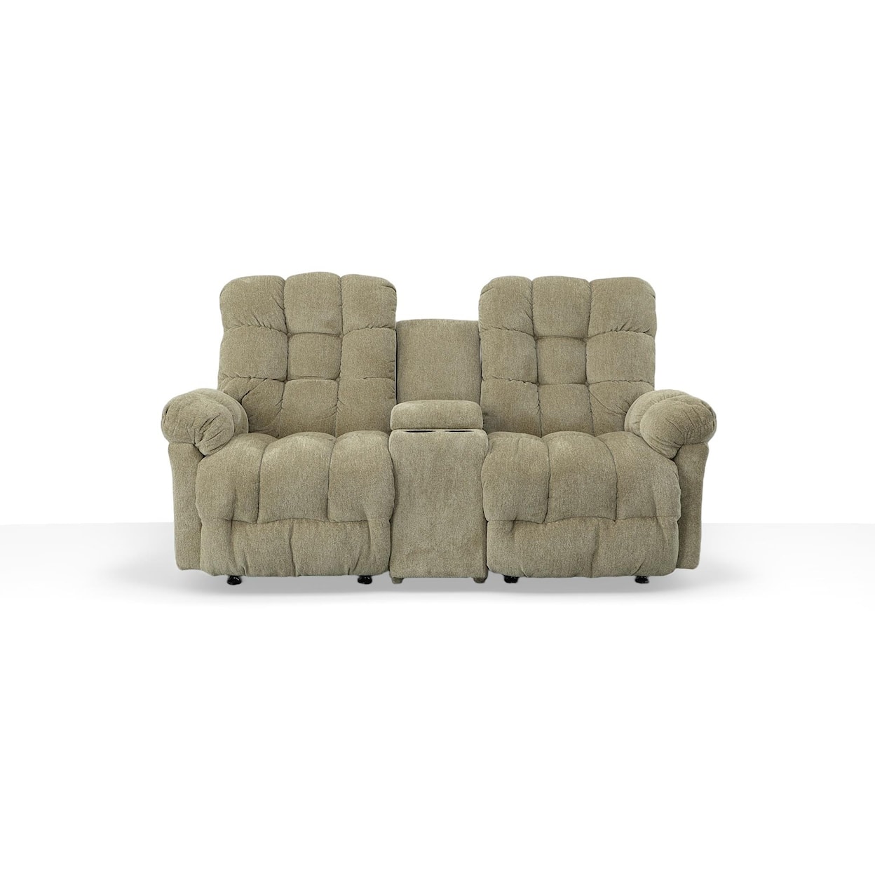 Best Home Furnishings Everlasting Power Rocking Reclining Loveseat w/ Console