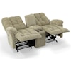 Best Home Furnishings Everlasting Power Rocking Reclining Loveseat w/ Console