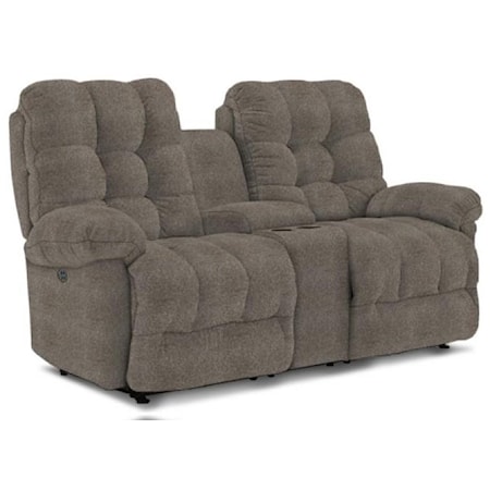 Power Rocking Reclining Loveseat w/ Console