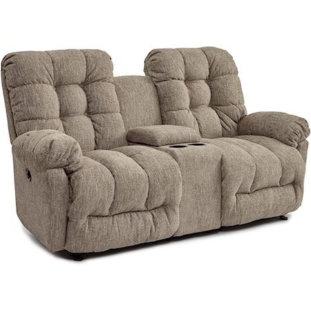 Power Rocking Reclining Loveseat w/ Console