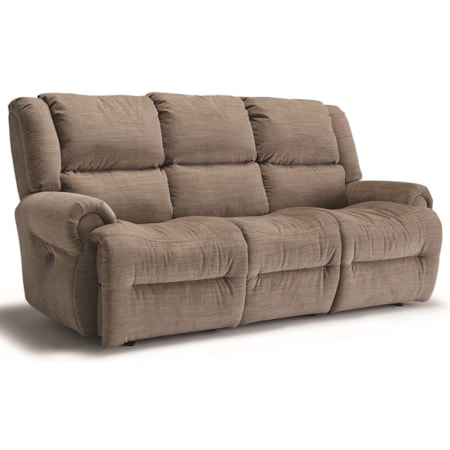 Pwr Tilt Headrest Wall Reclining Sofa w/Tray