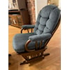 Best Home Furnishings Glide Rocker and Ottomans Glider Rocker with Ottoman