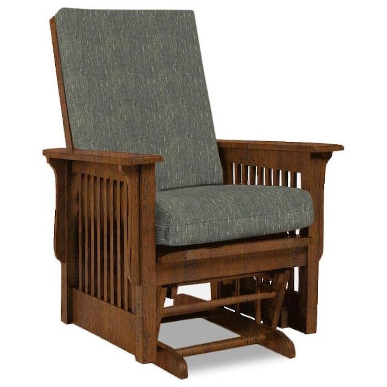 Best Home Furnishings Glide Rocker and Ottomans Texiana Glider