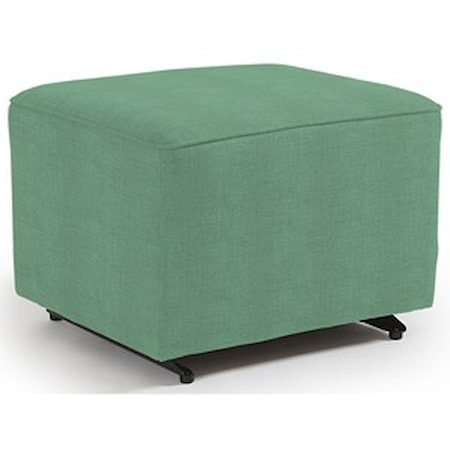 Ottoman W/ Glider Base